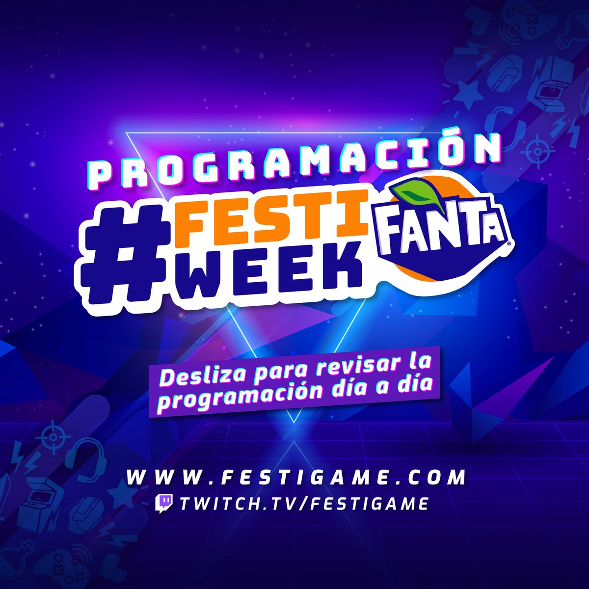 40ChileOficial's tweet photo. ¡Feliz jueves dijo Asuka y la #FestiWeek de @FestiGame! 🎮🕹  El evento más grande de los videojuegos en su versión online está por comenzar, así que revisa los horarios y conéctate en https://t.co/oSFQG5Rgrn https://t.co/wMzaRYZuhk