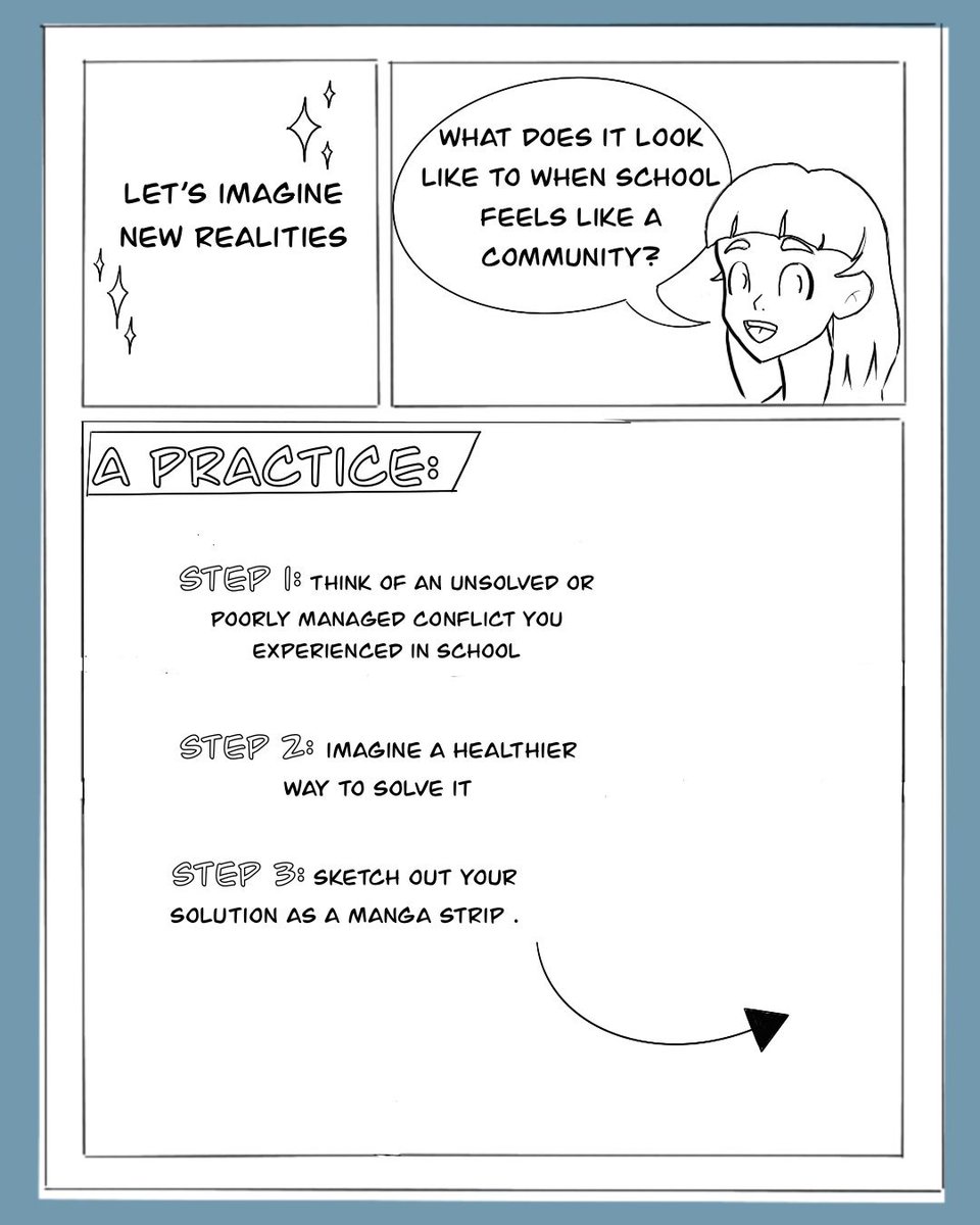 PeopleInEd's tweet image. “Reality vs. Expectation” inspires reflection, creativity &amp;amp; action. But mostly it’s meant to spark #RadicalImagination. To take us from asking “How do police affect the school environment?” to “How would a school without punitive practices look?&quot; Open it👉 buff.ly/3lZu4dZ