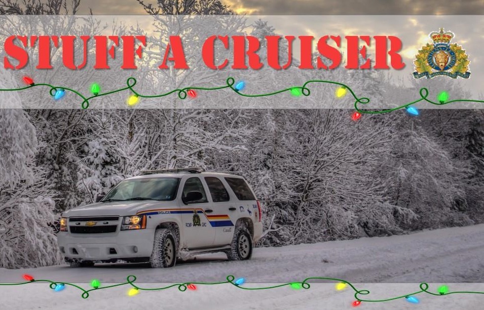Digby RCMP will be holding the annual Stuff the Cruiser in support of local food banks. The event will take place this Saturday, December 12 from 10 a.m. to 3 p.m. in Weymouth at Foodland, Atlantic Superstore and Sobeys stores. Non perishable food items &amp; cash donations welcome.