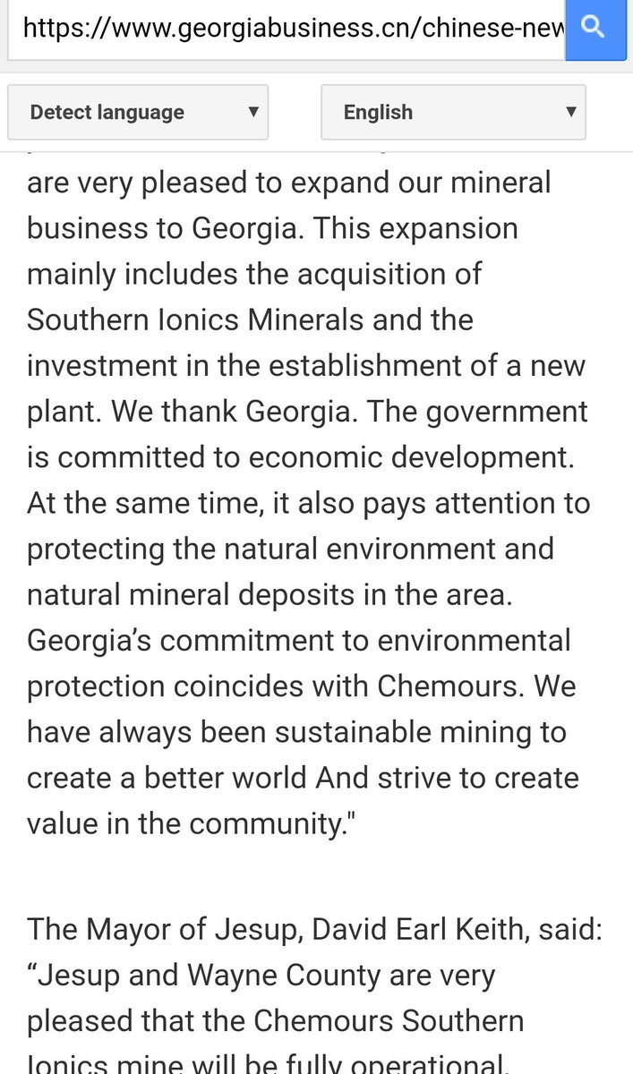 4.  New titanium mine New plant for titanium and zircon ore Acquisition of Southern Ionic Minerals and new plant for them  Bryan Snell, President of Chemours Titanium Technologies