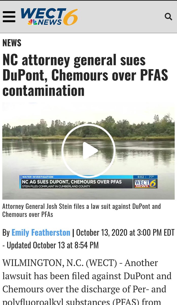14. Where is this all going?? Well, Chemours starts a new plant in another state, while the lawsuits just stack up against them.