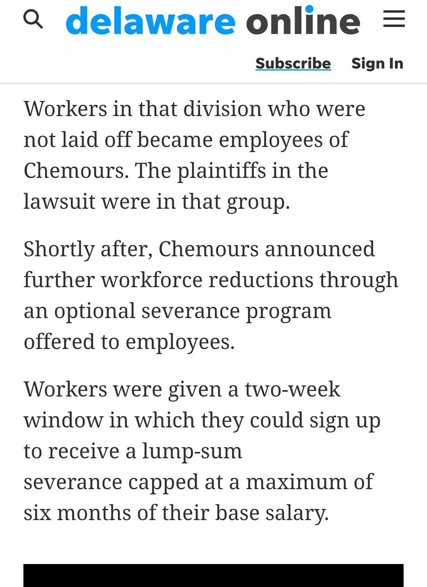 15. And not just because of the PFAS issue.