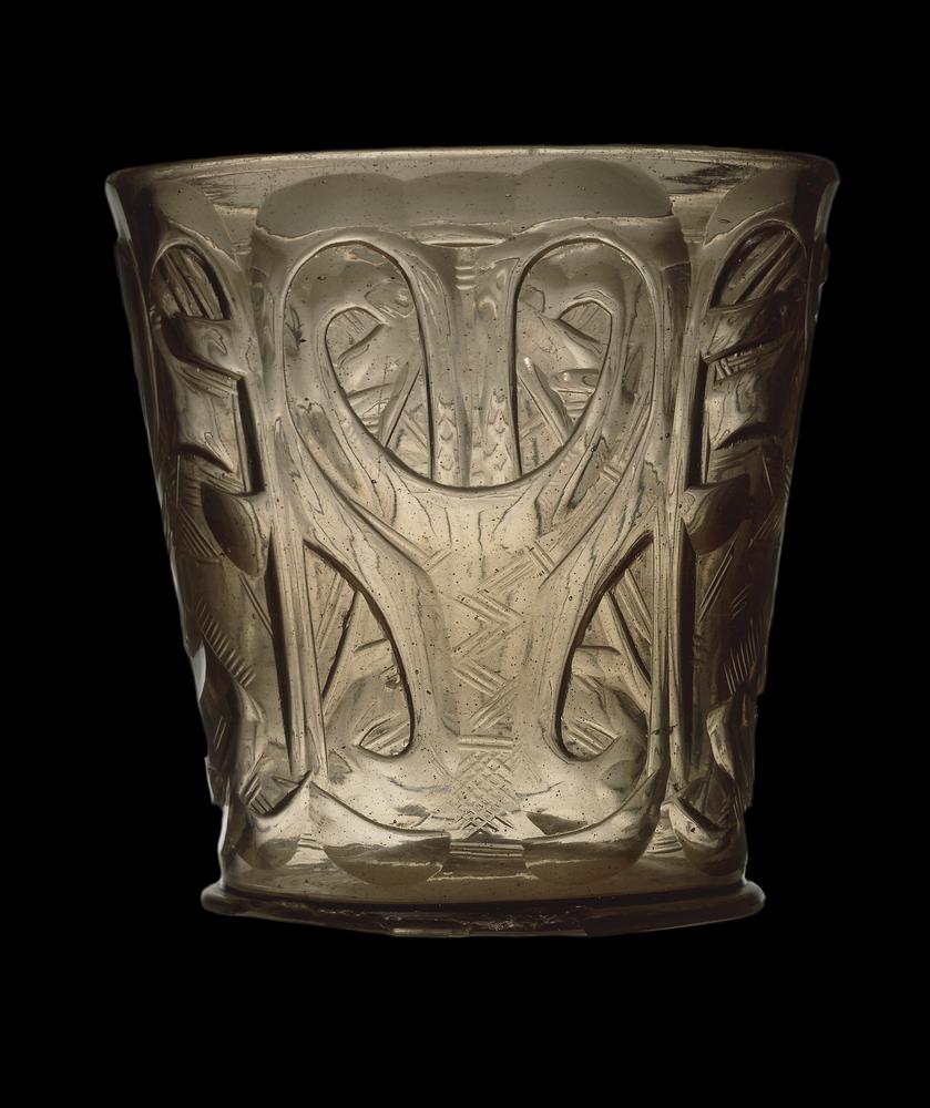 57. Hedwig BeakerIn the Middle Ages, Hedwig was a saint who could turn water into wineThis glass, which she allegedly used to perform the miracle, was actually crafted in the coastal Levant