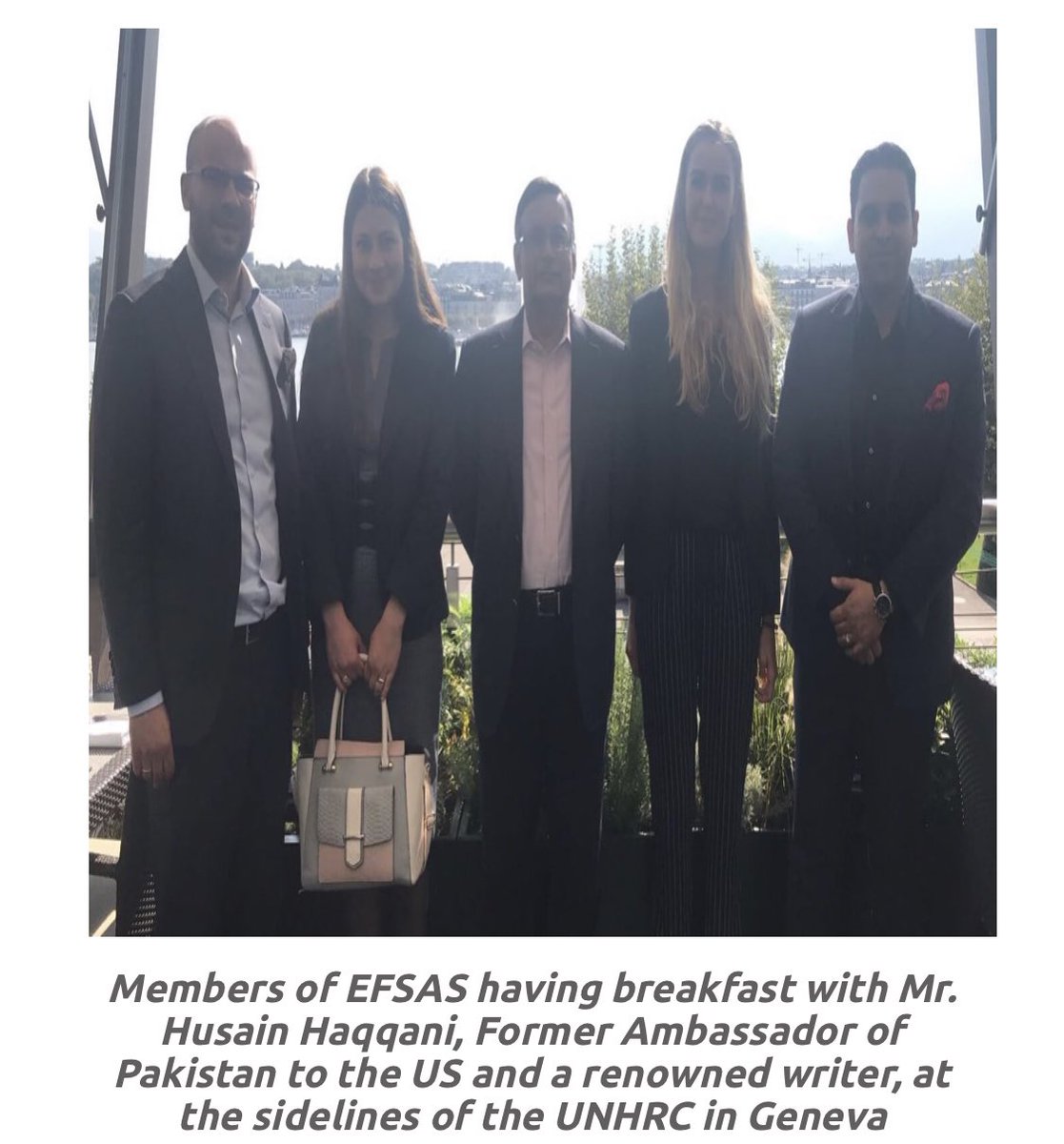A month before that Hussain Haqqani hosted entire propaganda gang from EFSAS for “breakfast” in Geneva including Junaid Qureshi the Director of EFSAS & son of RAW operative who hijacked an aeroplane in 1971 on 25 September 2017.Link here: https://www.efsas.org/events/sessions-of-unhrc/breakfast-with-mr.-haqqani//3