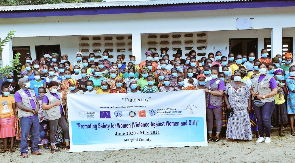 Phase II  # Richard / 75 Participations Trained  🇱🇷 Promoting Safety for Women &amp; Girls (Violence Against Women and Girls) Spotlights Initiative Project , Funded by Women Peace &amp; Humanitarian Fund (WPHF)  #WPHF with support from #UNWOMEN #COVID19 #GWF2020 #GlobalGoals