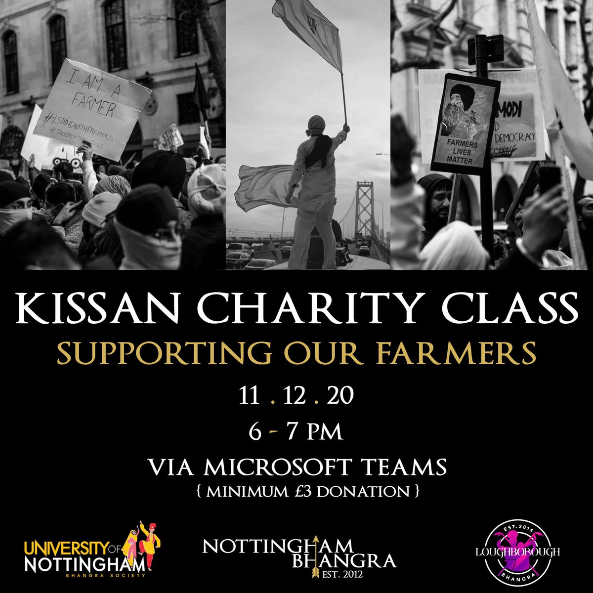 GET INVOLVED. SUPPORT THE CAUSE.
dm with proof of donation for a link to the class! see you there.