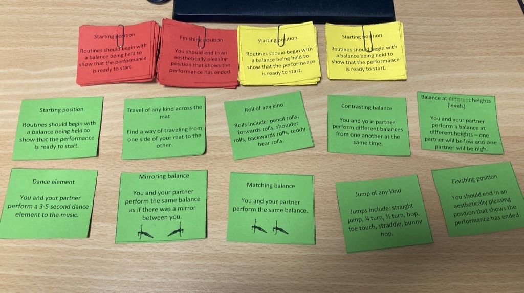 PE_Hill's tweet photo. For anyone else who is on the look out for COVID safe activities for gymnastics, this has worked well with my Year 7 groups this week. I've uploaded to @ShareLearnT here: https://t.co/HWb8Bl24Fq It'll also be on @PE4Learning for free once it makes it through moderation. 🤸‍♀️ https://t.co/a7XdCbNpZt