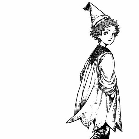 TARTAH:☆ he’s a kid from town who helps his grandfather in his magic supply shop!☆ good kid, a little rough around the edges, but a good lad