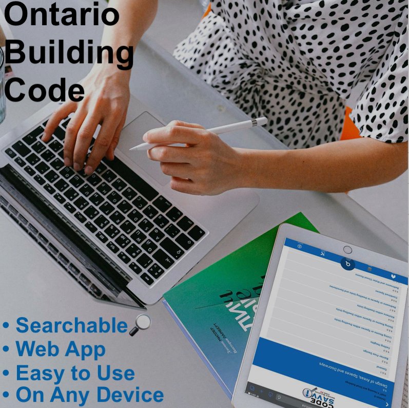 code_savvi's tweet image. Do you use the Ontario Building Code? Get your FREE 7 Day Trial of Code SAVVi so you can start saving Time and Money. 
CodeSAVVi.ca
Link in Bio