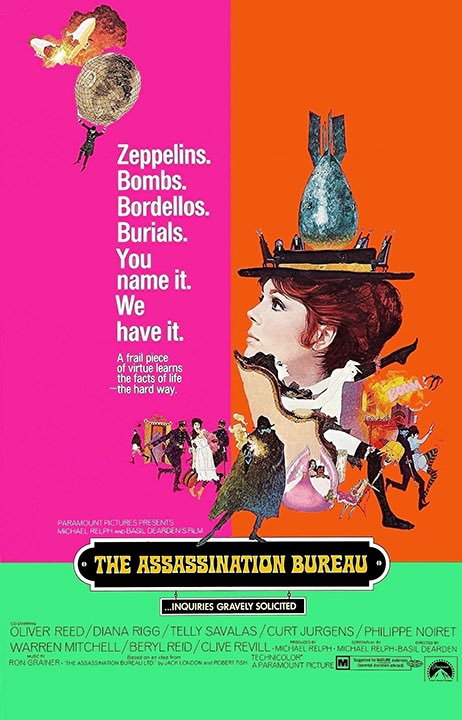 I’m watching #TheAssassinationBureau - a film for which the word ‘romp’ was surely invented.  Oliver Reed is charm personified alongside an imperious performance from Diana Rigg (with Telly Savalas and a host of Bond alumni supporting.