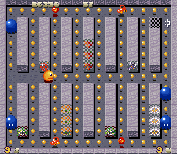 365ofpac's tweet photo. There are also a few final bosses, including one that looks like a vampiric, mechanical Pac-Man! HPM was followed by several sequels, including Hyper Man 2 & Twinkle. I guess the concept was still alive in Korea well after the US Pac-Man Fever. #365ofPac #PacMan40th #HyperPacMan https://t.co/qLmjjpSA7i