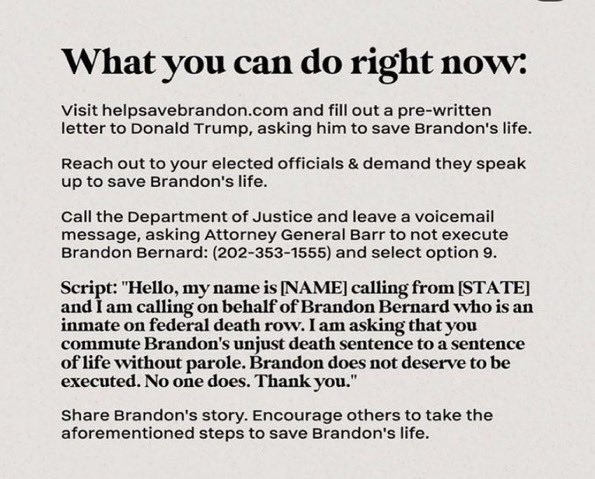  https://www.refinery29.com/en-us/2020/12/10218619/save-brandon-bernard-death-penalty-execution-case