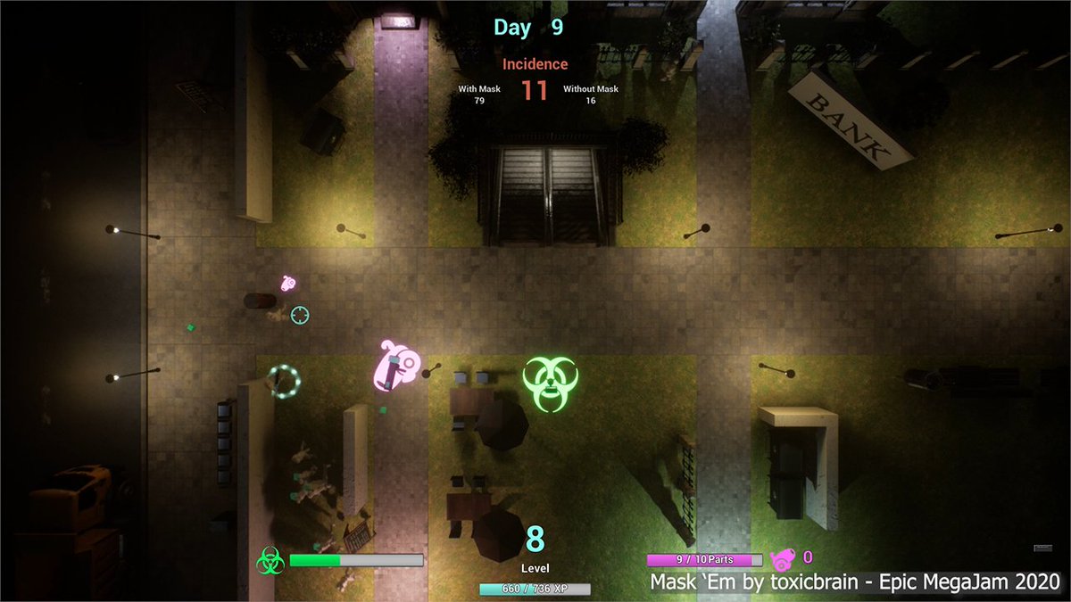 Just submitted my covid19 mask shooter to #UnrealJam 
#indiedev #UnrealEngine