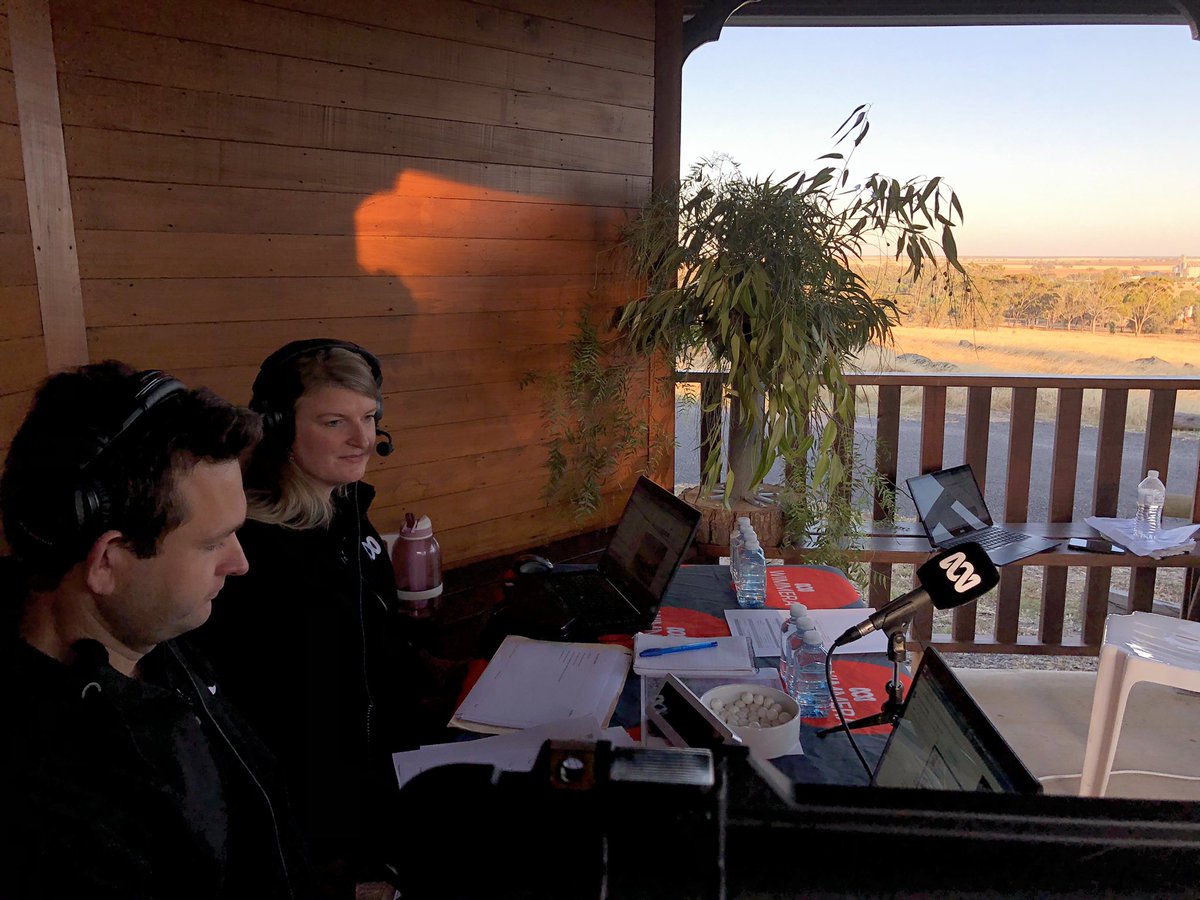 Excited to be on the world’s smallest mountain to celebrate International Mountain Day with <a href="/IamRebekahLowe/">Rebekah Lowe</a> and <a href="/angusverley/">Angus Verley</a>! Thanks to the people of Wycheproof <a href="/MtWycheCup/">Mt.Wycheproof&DistRC Est 1881</a> <a href="/MtWycheCup/">Mt.Wycheproof&DistRC Est 1881</a>