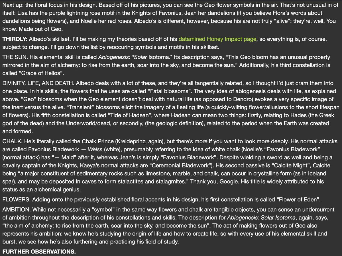 Who is Albedo, What Do We Know About Him, and What’s His Role in 1.2? [QRT friendly, 1/3]