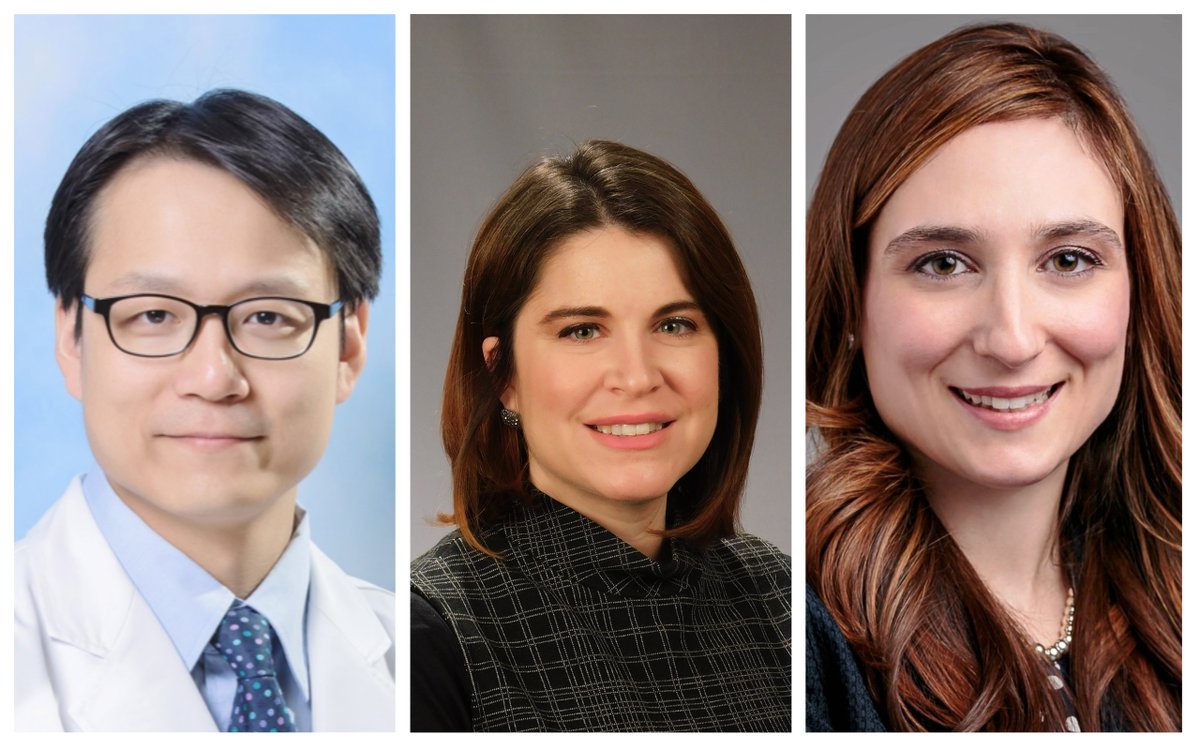 The Department of Surgery @LaheyHospital welcomes 3 new physicians (from left to right): Dr.Jaekeun Kim, Transplant, Dr.Kendra Klein-Mascia, Ophthalmology, and Dr.Alessandra Mele, General Surgery. Glad to have you on our team!