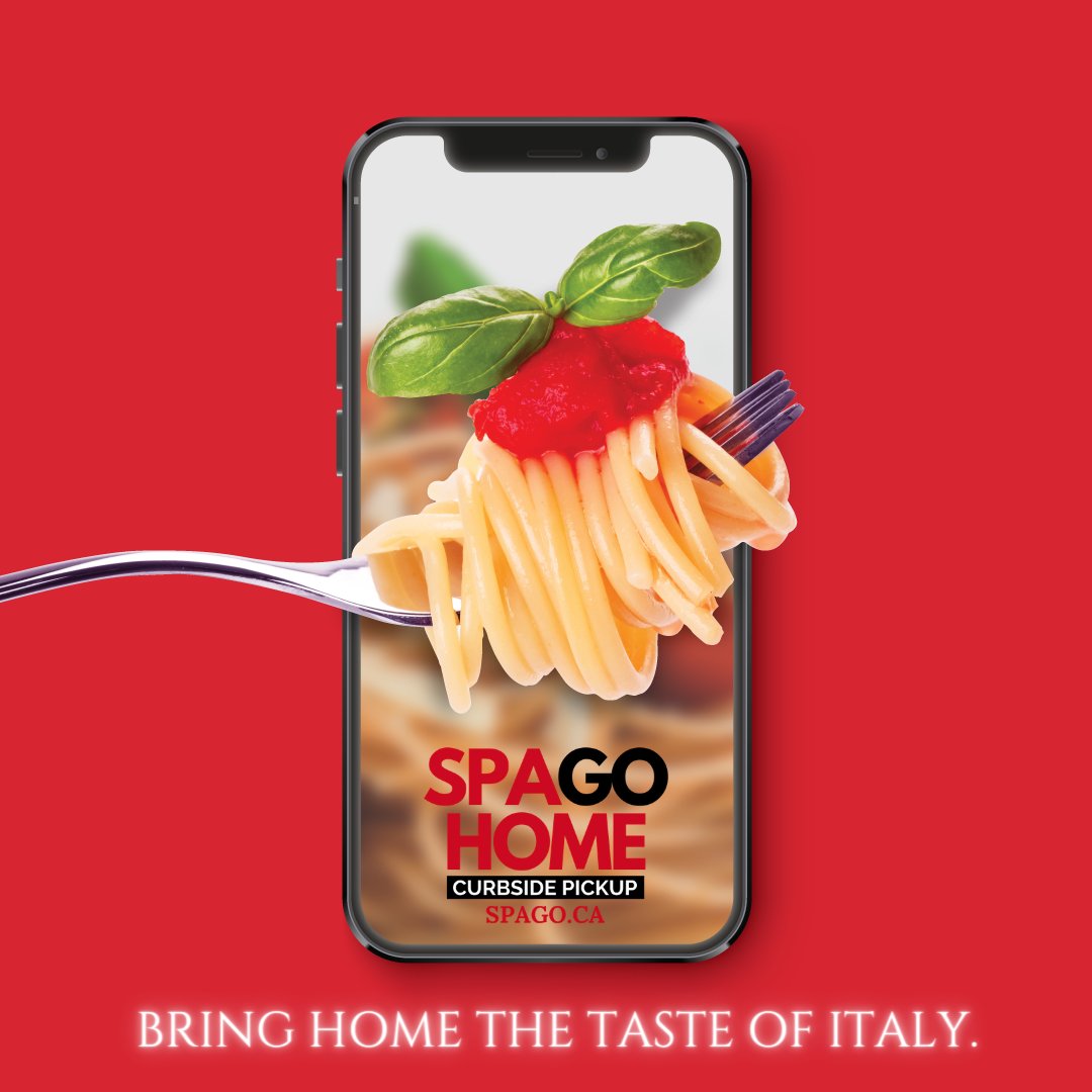 spagocanada's tweet photo. 🇮🇹 Enjoy authentic homemade Italian cuisine in the comfort of your home #SpaGoHome offers contactless curbside pickup at our South Windsor location
⠀
Order Online Now! Spago https://t.co/yLg1hyW88o

Takeout available at our Little Italy location
Call 519.252.2233 https://t.co/MhCUU36raY