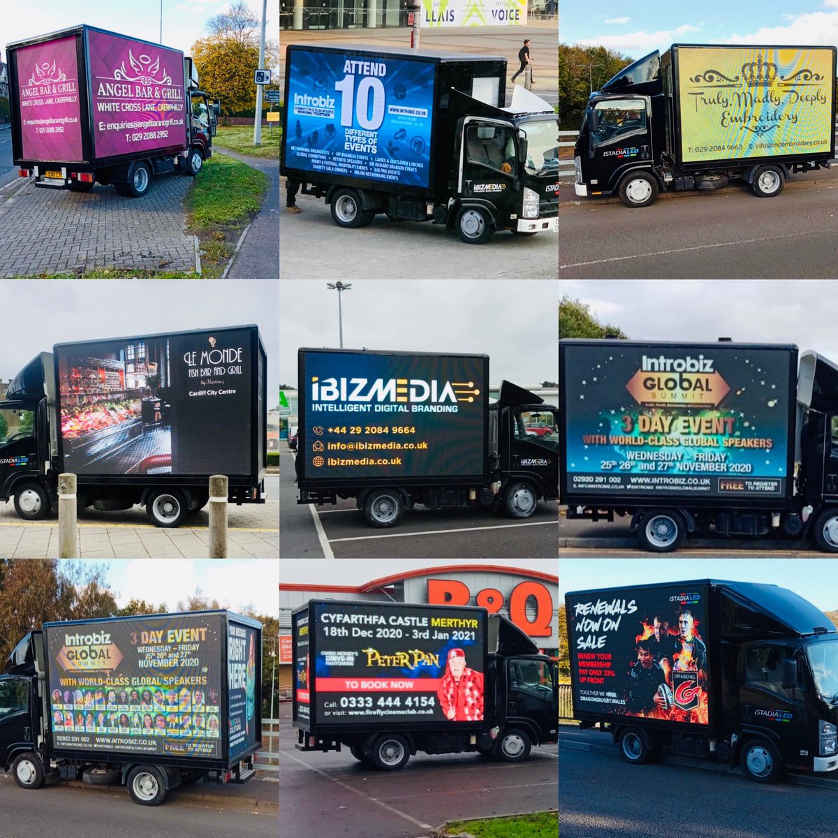Another busy month in December for #IBIZMEDIA its almost SOLD Out of digital advertising on our new trucks in Wales and South West of England.

For further information on advertising from only £99 per day!
please email Paul@Introbiz.co.uk 

<a href="/IbizMedia/">iBiz Media</a> <a href="/AlexJames_97/">AJ</a> @Paulintrobiz