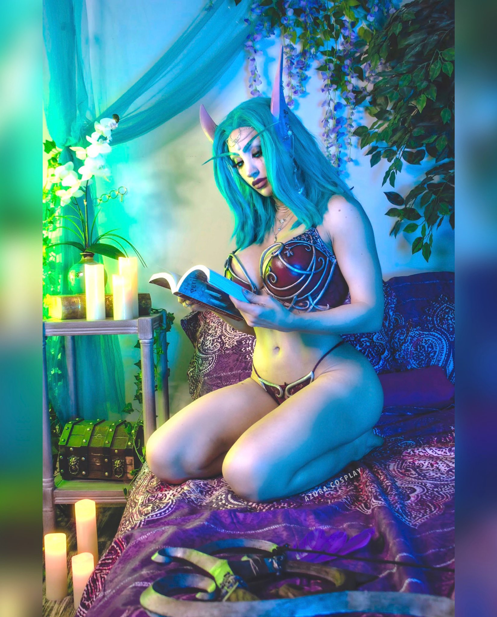 3 pic. Tell me - which one is your fave??? Should I do more WoW cosplays? 🥰 #nightelf https://t.co/VJVMneJ5Fd