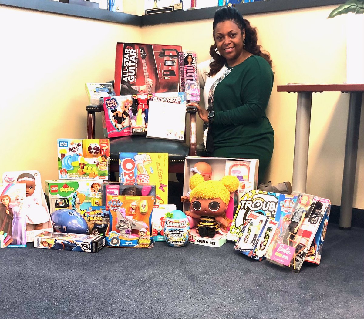 STEMECNCAT's tweet photo. 🧸Thank you to everyone that donated! A special thank you to #STEM Student Council for organizing the Toys for Tots Toy Drive!🧸  @JamisaW14 @OffhausTarnae @ToysForTots_USA  #STEMcares #ToTheFuture https://t.co/56dYQOKFnV
