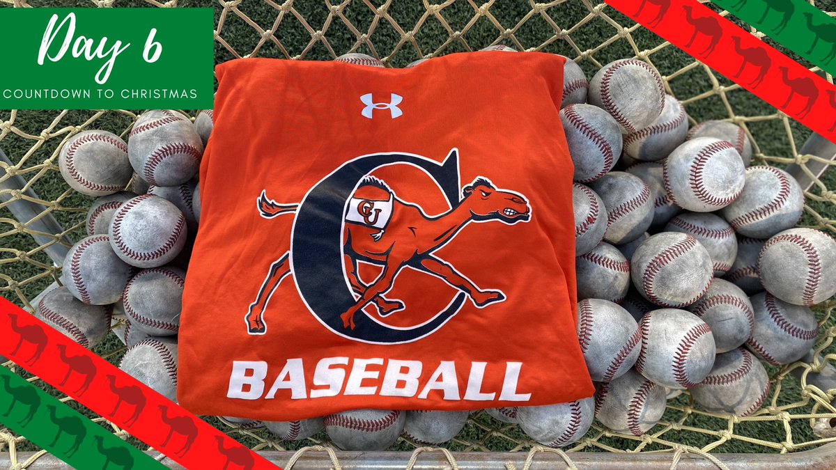 Campbell Baseball (@gocamelsbsb) on Twitter photo Countdown to Christmas 🎄
Prize: Campbell Baseball T-shirt ⚾️
Day 6️⃣ - in honor of <a href="/JHaire03/">Justin Haire</a> 6️⃣th season as Head Coach!!
To enter ⬇️
🐪 Follow @gocamelsbsb
🐪 Like and Retweet this post
*Giveaway will close at midnight on 12/19* Countdown to Christmas 🎄
Prize: Campbell Baseball T-shirt ⚾️
Day 6️⃣ - in honor of <a href="/JHaire03/">Justin Haire</a> 6️⃣th season as Head Coach!!
To enter ⬇️
🐪 Follow @gocamelsbsb
🐪 Like and Retweet this post
*Giveaway will close at midnight on 12/19*