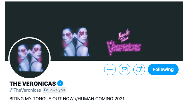 VeronicasPoland's tweet photo. Żeby nie było żadnych wątpliwości - @TheVeronicas zmieniły opis w bio, który potwierdza, że premiera albumu została przełożona na 2021 rok. https://t.co/10L01rhLmg