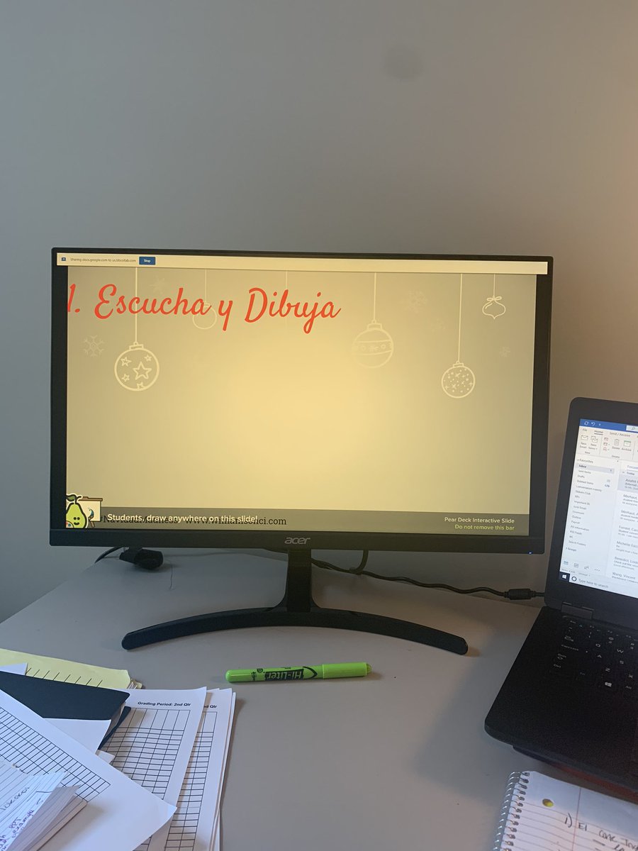 MelissaDuluc15's tweet photo. Love to read student messages during class: “This activity is really fun!” ☺️ Thank you, @PearDeck! #mcleanlearnsathome #leapoflearning #NavidadMadness @mcleanhigh https://t.co/d1cvvAn6IG