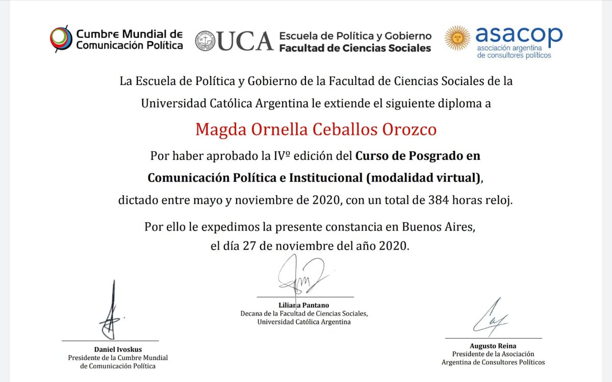 Un logro en medio de la adversidad