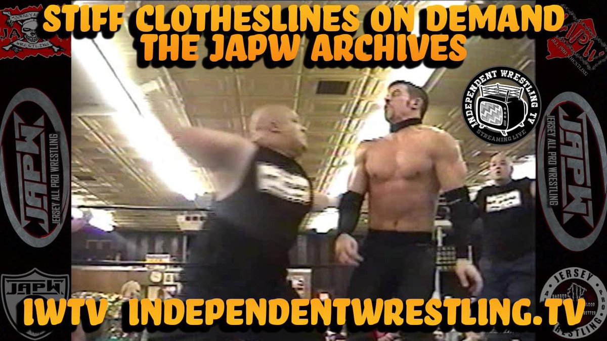 THE JAPW ARCHIVES ON IWTV.live independentwrestling.tv Use promo code 'JAPW' for a 5 day free trial. @SteveMackDHS