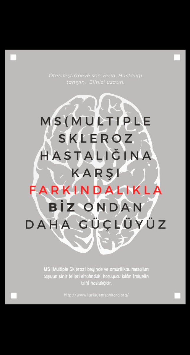 #MultipleSclerosis #msfarkındalık #farkındamısınız  #birliktegucluyuz
