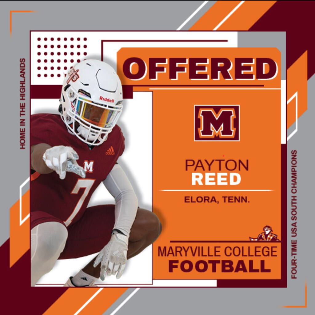Excited and blessed to receive my 3rd offer from Maryville College!!🟠 <a href="/MCScotsFootball/">Maryville College Football</a>