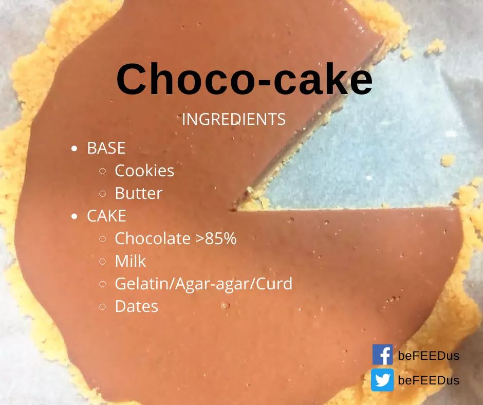 beFEEDus's tweet photo. What to do with some home-made floury cookie leftovers? An easy #chocolate cake! 🤤🍫  Give a second chance to ingredients/food that may not be good on their own. Mix the cookies and butter for tha base and pour the mix of milk+chocolate+gelatine (optional dates). Let it cool 🔝 https://t.co/04Xu1NBOpW