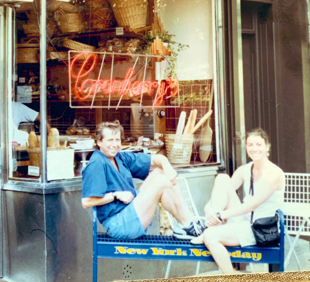 Not only did the store serve our Brooklyn Heights community, but it also brought my parents together.My dad liked my mom and “interviewed her for a job at the bakery” at the River Cafe, a four-star restaurant below the BK Bridge.