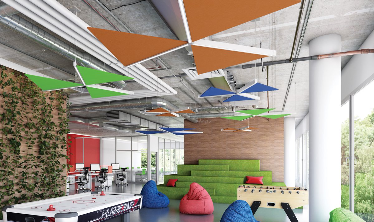 LEnvironments's tweet photo. So many shapes. So many sizes. So many colors. We ❤️ the SoftZone series by @AxisLighting. Improving acoustics with style.
#LightAndSound #Acoustic #CommercialDesign #InteriorDesign #Reverberation #Architecture #Office #LightingDesign #AxisLighting #LightingEnvironments https://t.co/TvYcnxj3rF