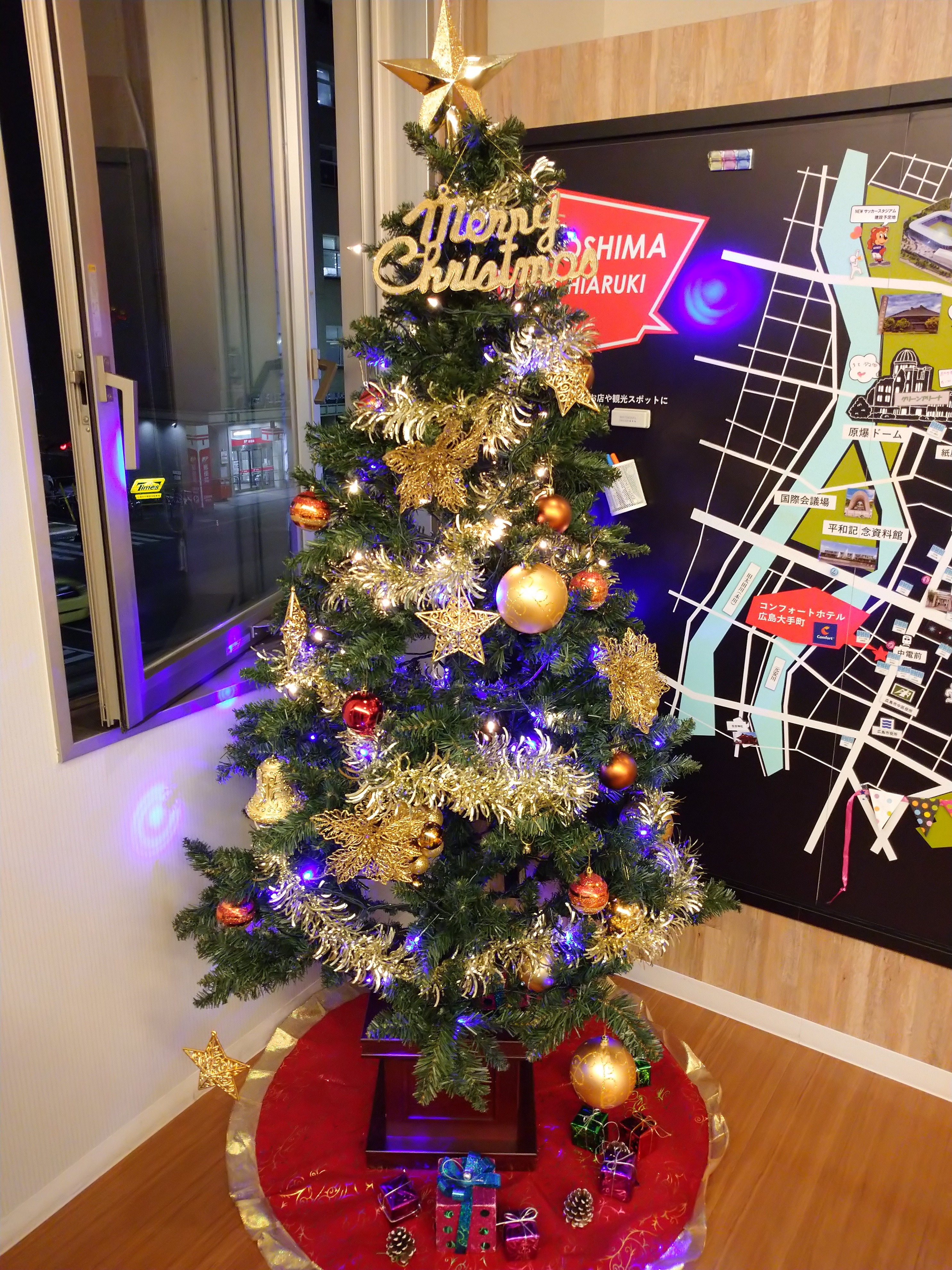 年 コンフォートホテル クリスマス装飾 Twitter