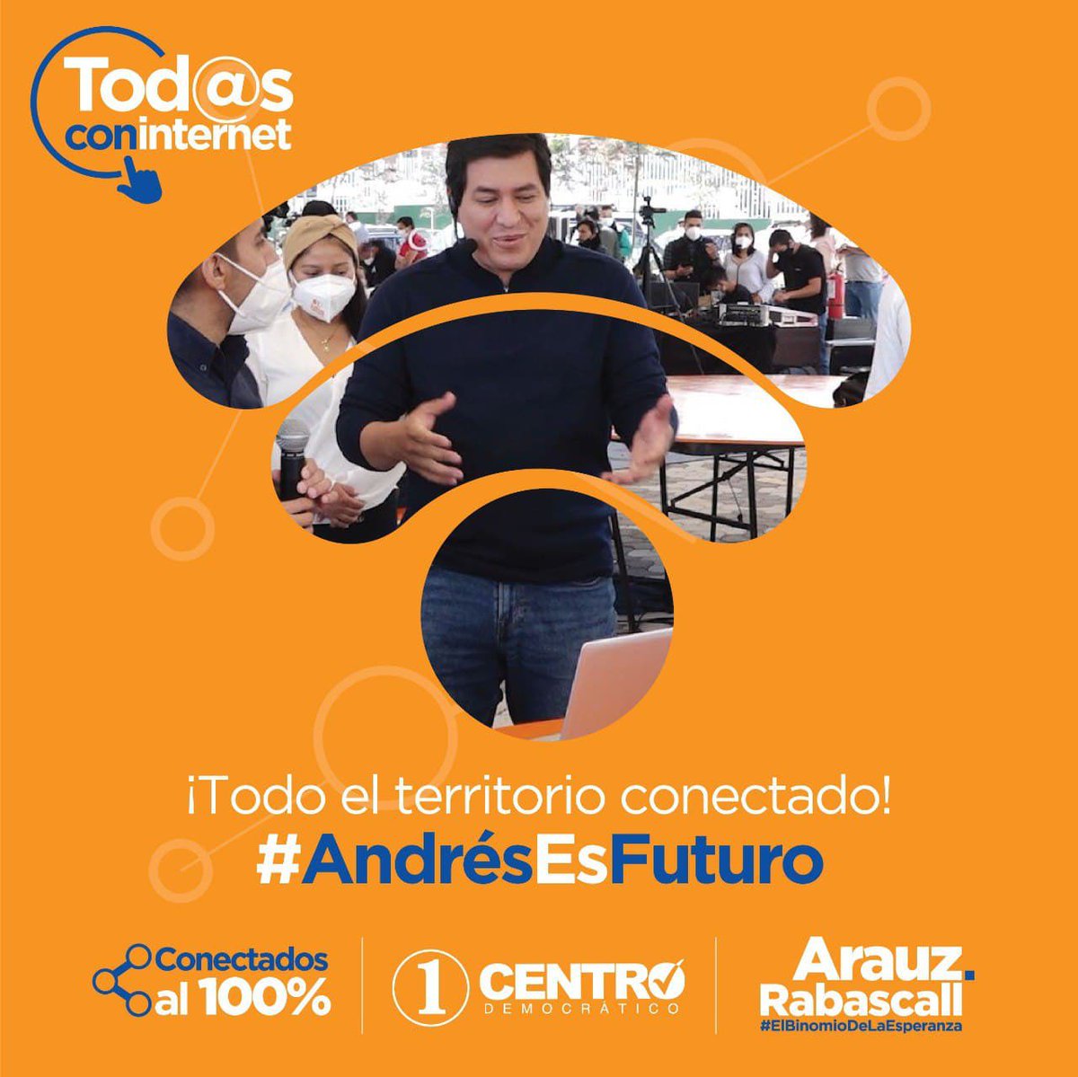 RC5Oficial's tweet image. #TodosConInternet es reconocer que el internet es un derecho de todas y de todos, por tanto daremos acceso gratuito a 1 GB de conectividad para los ecuatorianos.
@MashiRafael 
#AndresEsFuturo