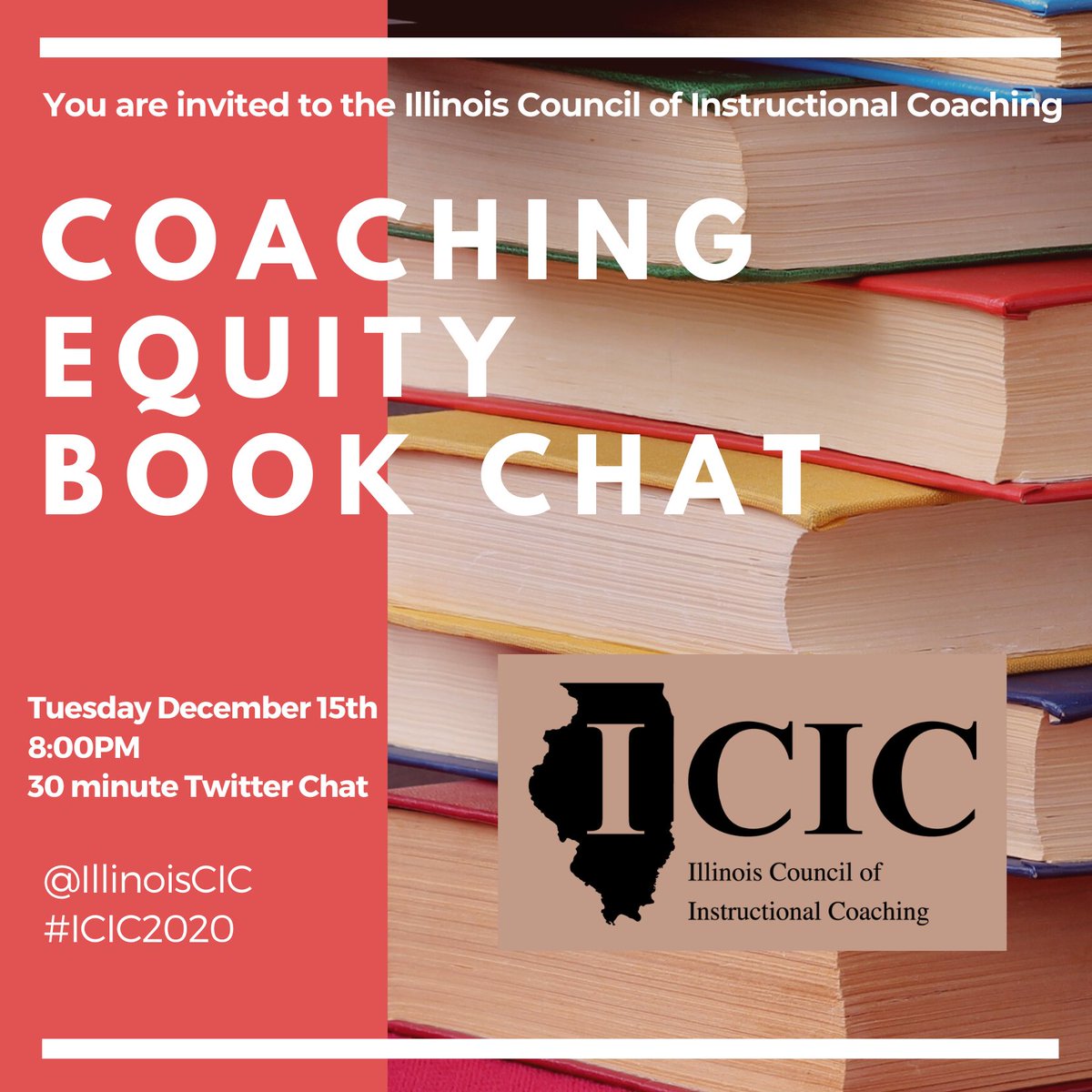 Will you be joining us?! TUESDAY! Dec. 15th, 8pm CST #ICIC2020 #coachingequity #instructionalcoaching #educoach #etcoaches #iledchat #equity