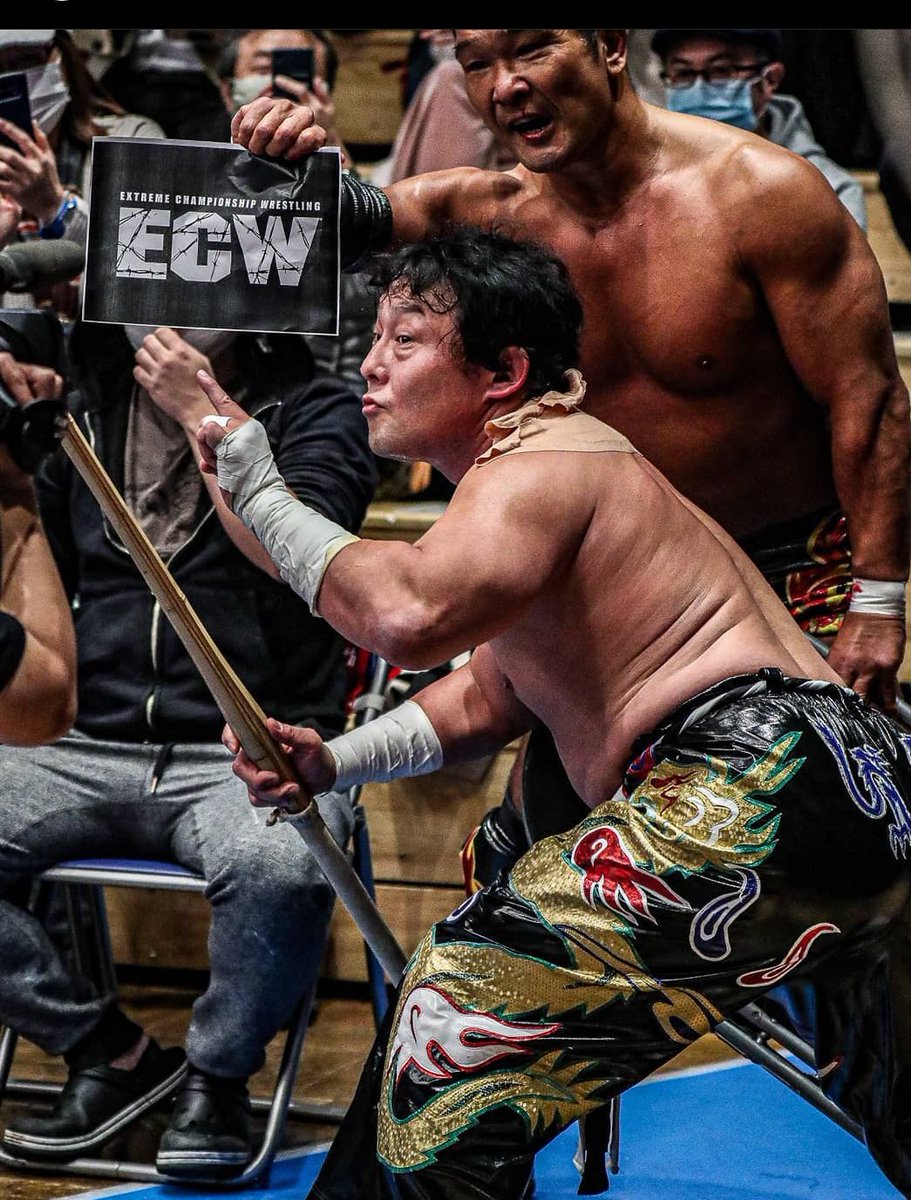 SOSWrestlingNet's tweet photo. Blessed image. #RIPECW #ECW4Ever https://t.co/5t77hp3p6e