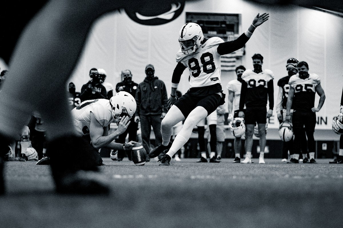 PennStateFball's tweet photo. Preparation. 

#WeAre https://t.co/O4A6gQePZF
