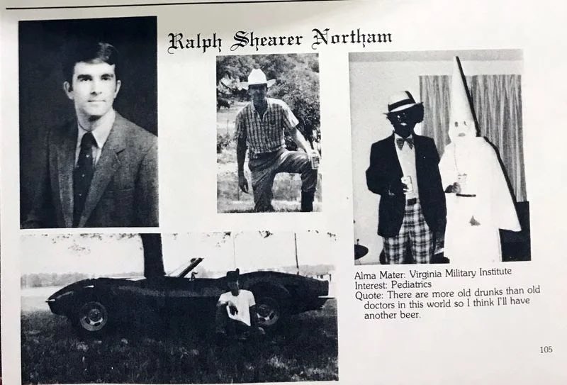 num1cboysfn's tweet photo. @drdavidsamadi #RacistRalph is a joke. His career is over because of his racist ways. @GovernorVA is a 🤡 #RecallNortham https://t.co/fJl3BoPlQX