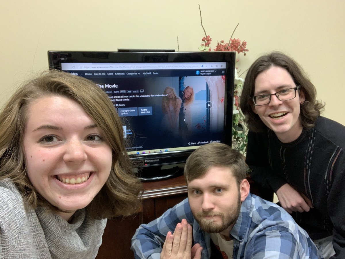 LCEpod's tweet photo. Mama Mia! viewing suckers. Miss u @inHumaneSlam 
-K https://t.co/RgqsA6zgKo
