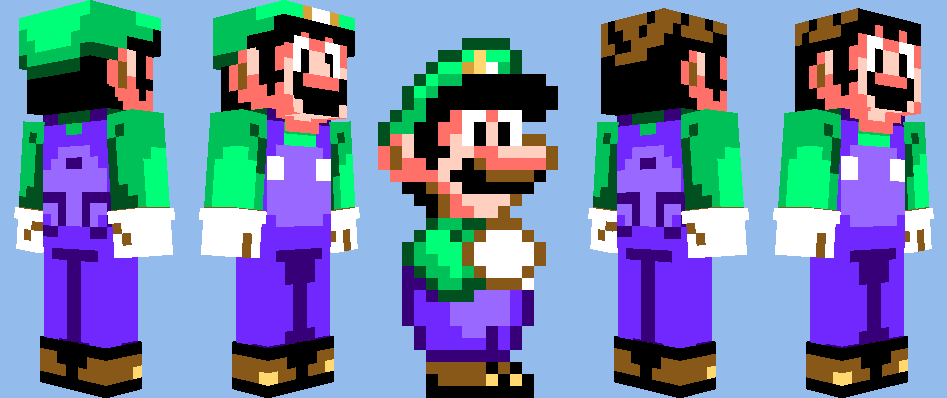Fluffaluigi Working On Revamping My Super Mario World Themed Minecraft Skins Just Finished The Touchups On Mario T Co Mzc8m3ak0f Twitter
