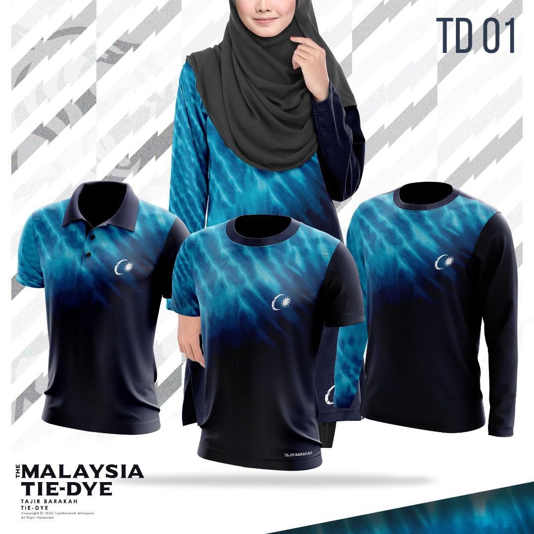 AifiMuslimah's tweet photo. #NewDesignRelease #FirstInMalaysia #MalaysiaTieDyeEdition Wow! Trendy design release lagi by Tajir Barakah. Pertama di Malaysia Jersey Malaysia dengan konsep Tie-Dye. 

On tak onz guys ? 😍

Berkenan ? Klik link ni terus .. 

https://t.co/0MSbWn806d https://t.co/Ov588lNQ1I