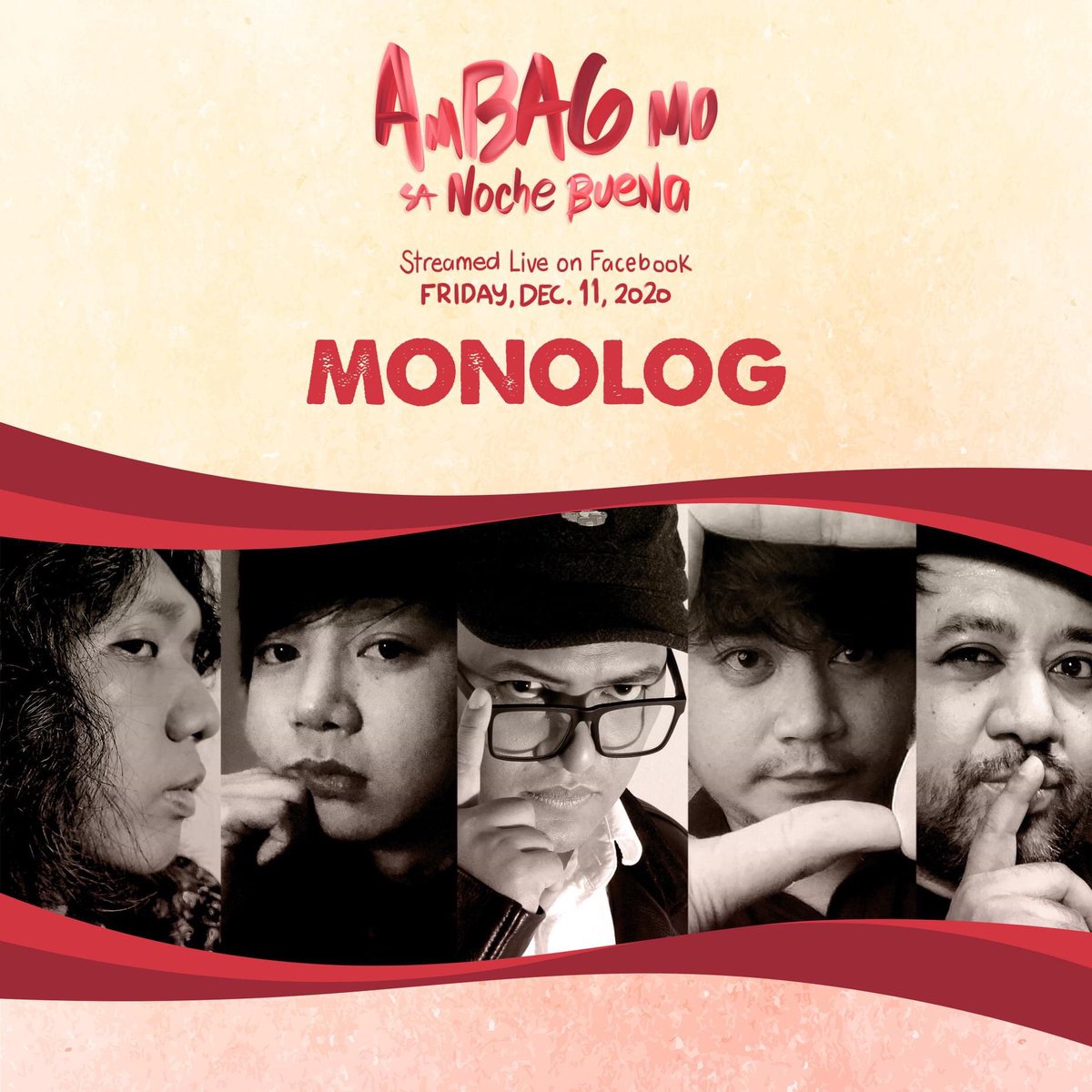 Kitakits mamaya! Mag-ambag ng oras, good thoughts, dasal at kung may extra, donasyon para sa nasalanta ng bagyong Ulysses. 🙂

#AmbagMoSaNocheBuena
#BenefitConcert
#FundraisingConcert
#OnlineConcert
#FacebookLive
#FBLive
#TyphoonUlysses
#UlyssesPH
#Music
#OPM
#Monolog
#MonologPH