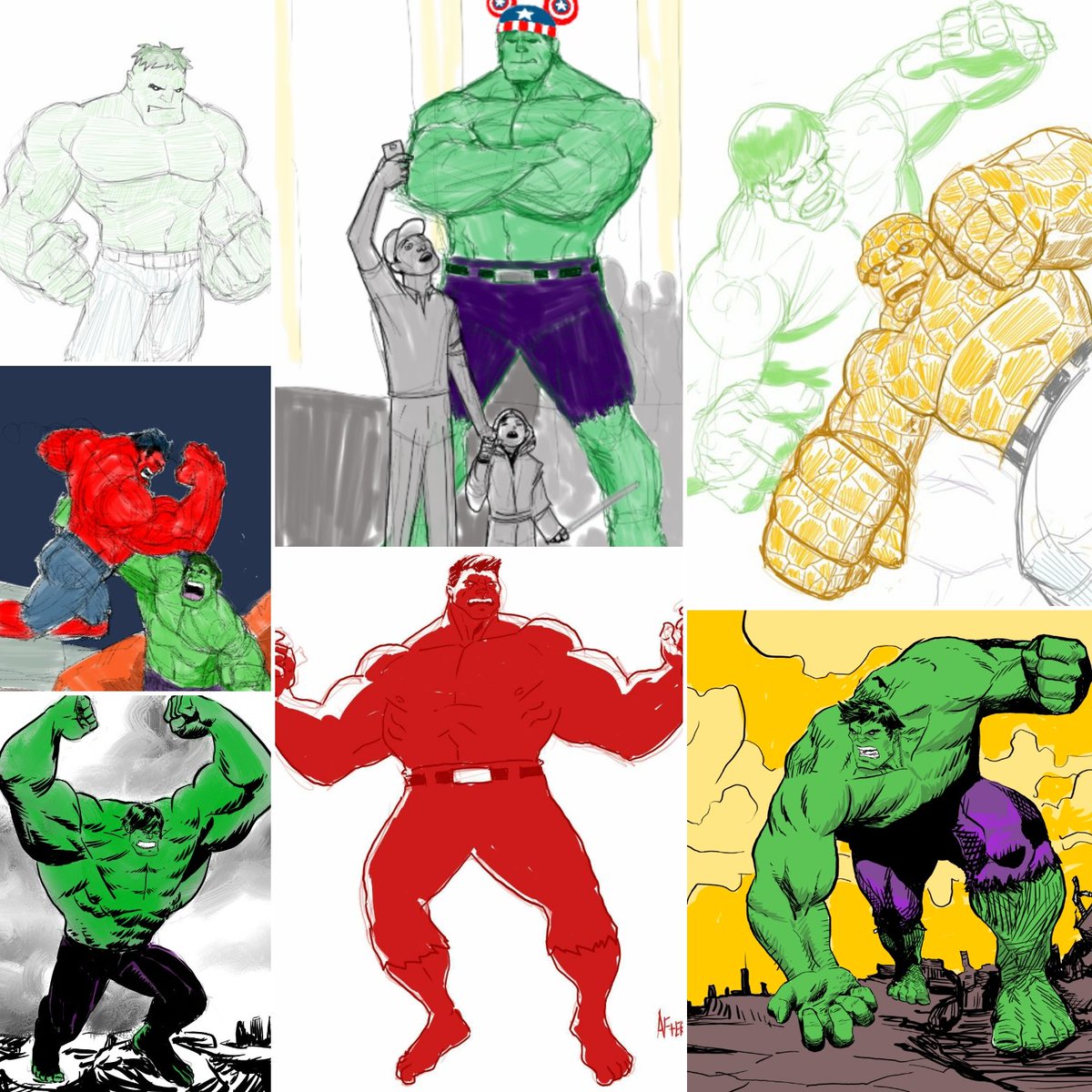 2. I left a stable gig 8 yrs ago to pursue a dream of making comics. Might sound nuts but I have ignorantly blissfull confidence in myself. I knew I needed practice. I started a daily sketch blog & have been drawing every day since.