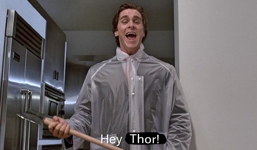 RT @MFDAMO: Christian Bale in Thor: Love and Thunder (2022) https://t.co/P7wfODeGk5