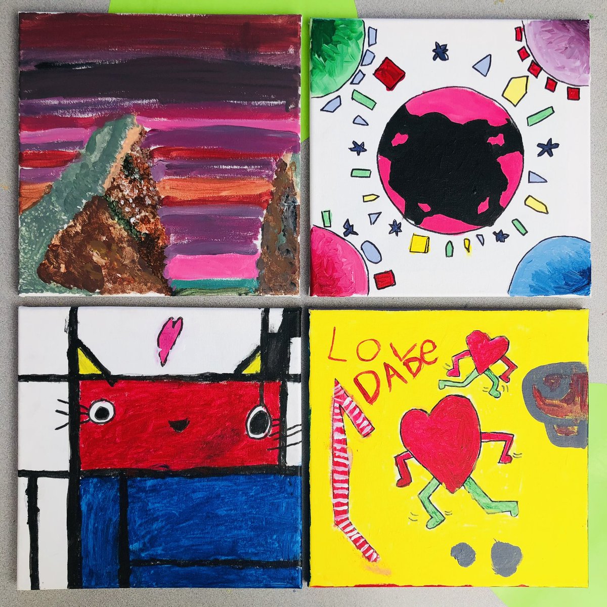 - Another AMAZING round of 5th grade canvases 😍👩‍🎨🙌🏻 So proud of them for really making them their own! <a href="/EastClaytonElem/">East Clayton Elem</a> #createwithchmelo #5thgrademasterpieces