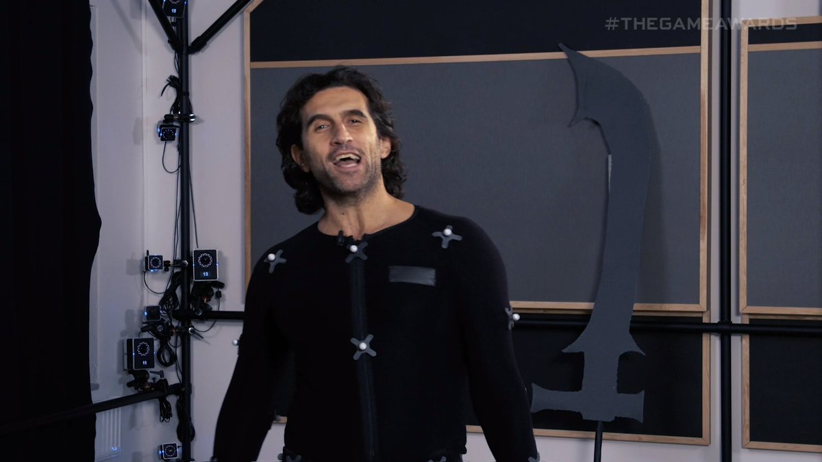SystemUpdateNCL's tweet photo. "He is NOT a fan of the #Oscars, but he is a fan of colourful language" - @geoffkeighley introducing @josef_fares back to #thegameawards! https://t.co/acW9bBYgKi