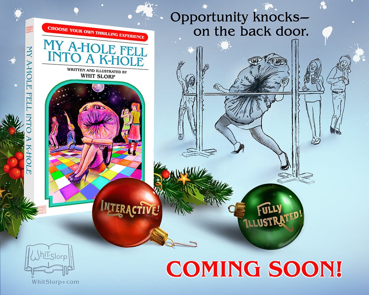 SlorpWhit's tweet photo. #parodybook #adulthumor #mmerotica #christmaserotica #butthole #anus #chooseyourownadventure #erotica #gayerotica #analerotica #funnyerotica #bookannouncement #eroticaannouncement https://t.co/XOU2KUl1wC