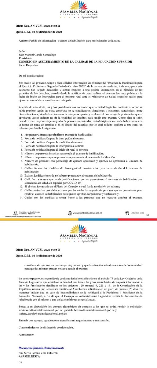 MatildeH_UCE's tweet photo. Esperamos que ahora si el Sr. @JuanMaGarciaSam presidente del @caces responda en la @AsambleaEcuador el porqué de este atropello a los profesionales de la salud. #cacesinjusto #heroessinrural https://t.co/zbrPuTW1xm